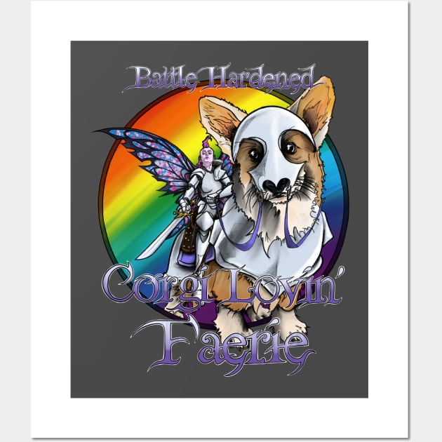 Corgi Lovin' Faerie Wall Art by BixelBoone